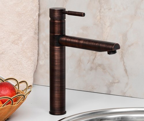 Смеситель Wasserkraft A8147 для кухонной мойки, темная бронза - 1
