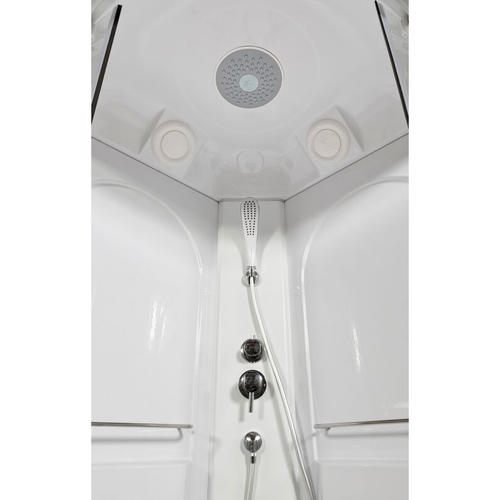 Душевая кабина Deto L 120х80 с подсветкой, хром  L520RLED - 3