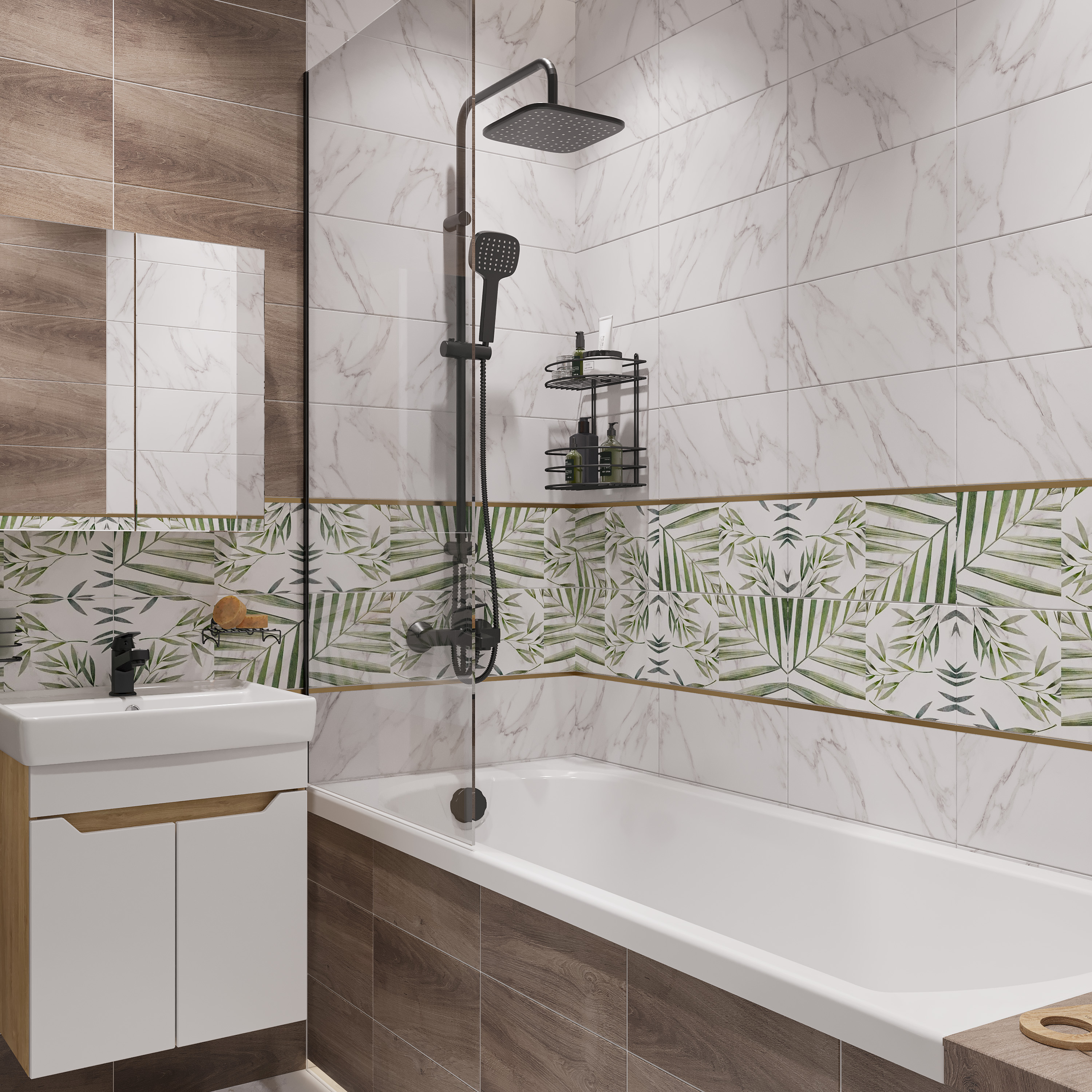 Тумба с раковиной DIWO Архангельск 50 дуб сонома, подвесная 569688 - 2