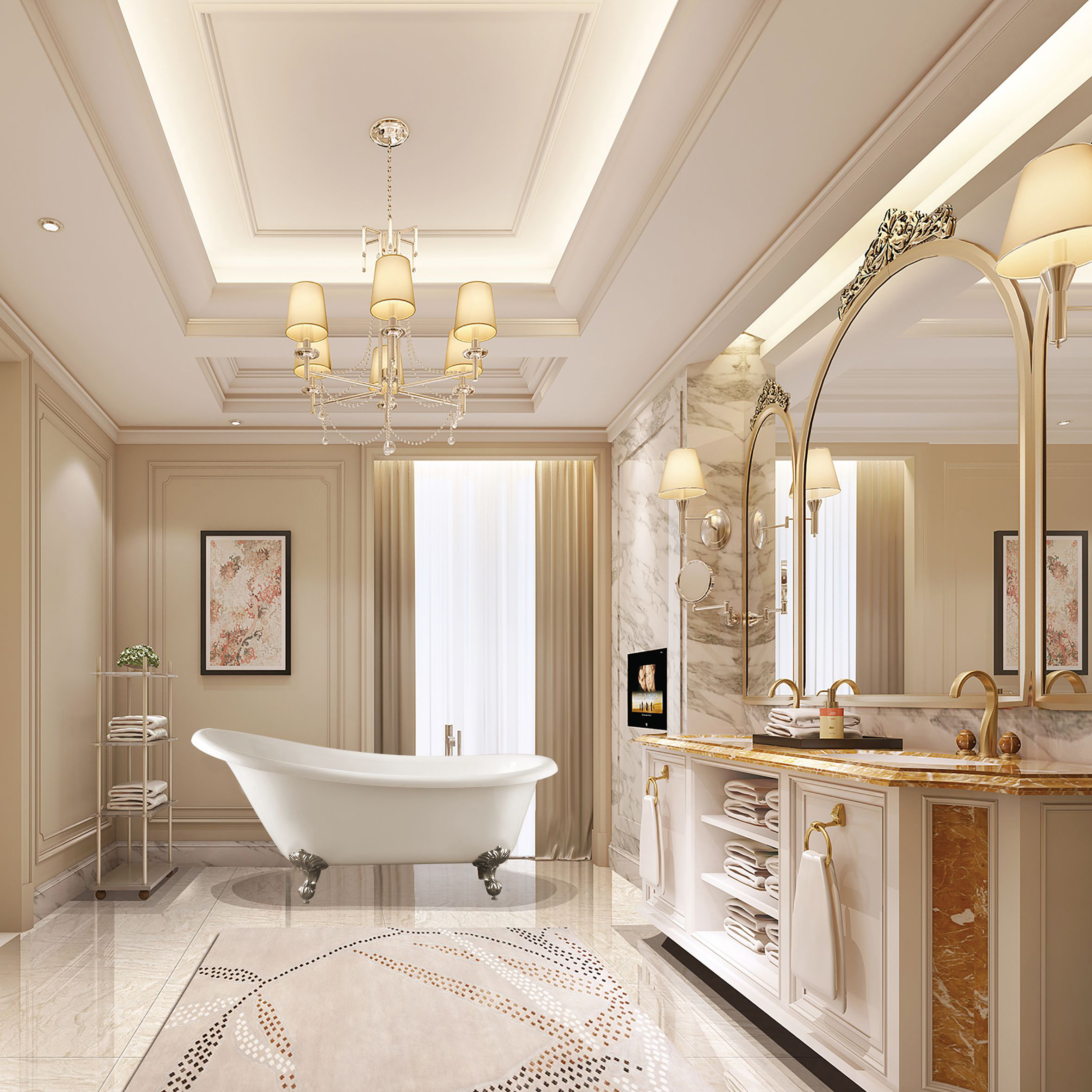 Акриловая ванна Swedbe Vita 8819CH - 2