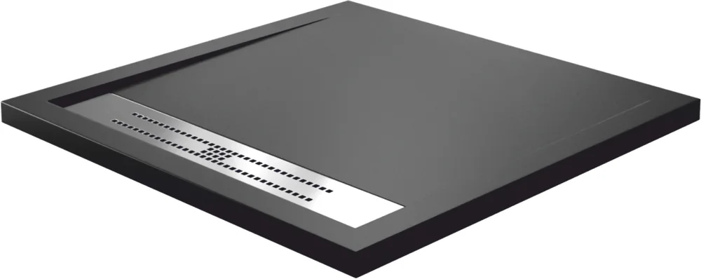 Поддон для душа Wasserkraft Abens 90х90 черный матовый 20T03 - 0