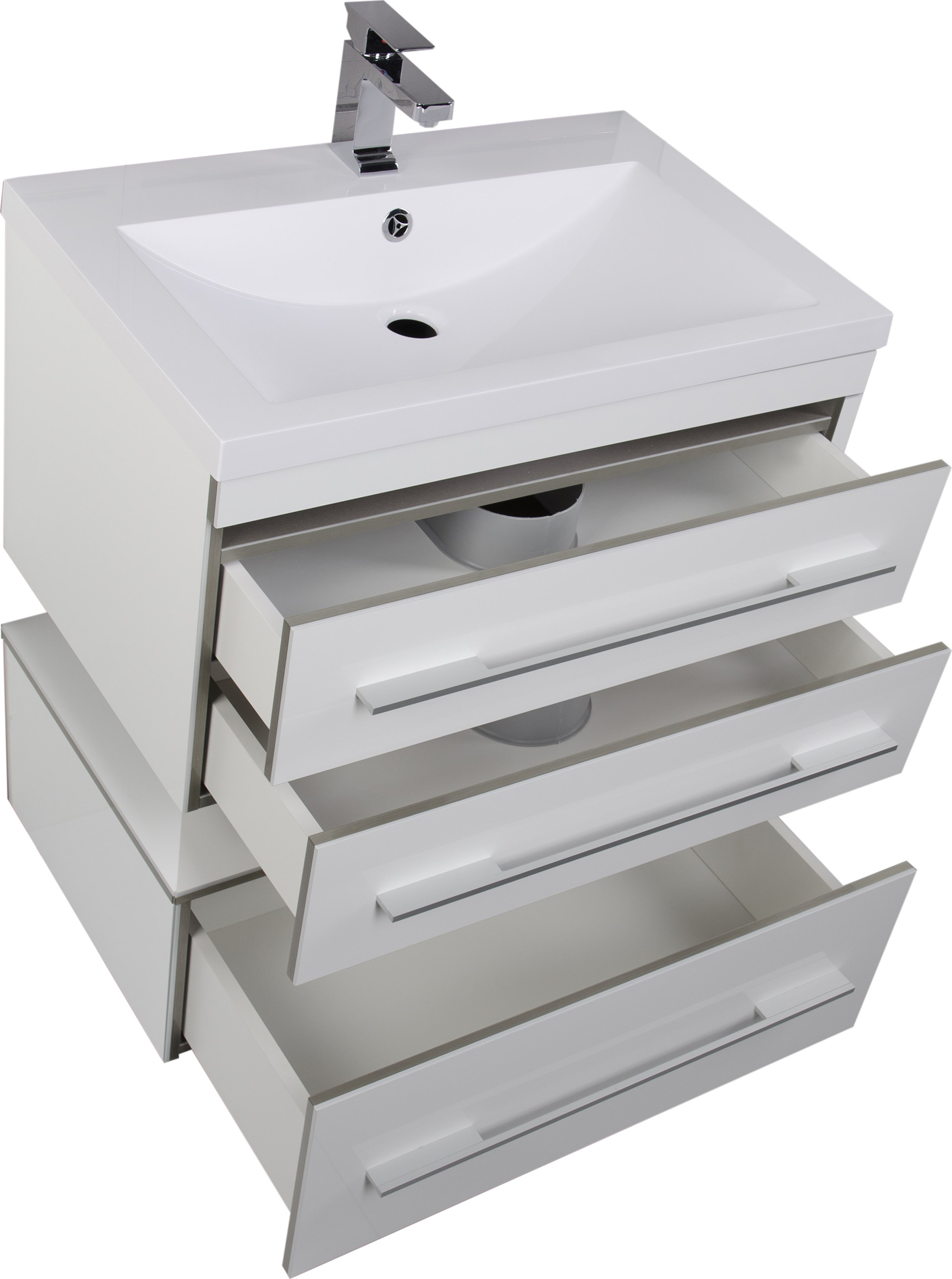 Мебель для ванной Aquanet Верона 75 подвесная белая 176669 - 15