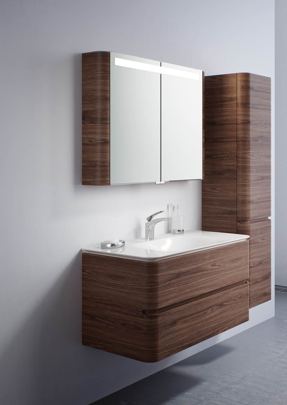 Шкаф-пенал AM.PM Sensation 40 R орех M30CHR0406NF - 1