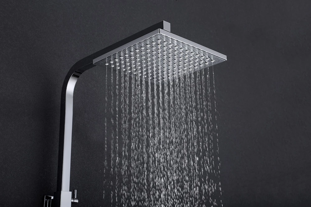 Душевая стойка ABBER Daheim с изливом, хром  AF8216 - 2