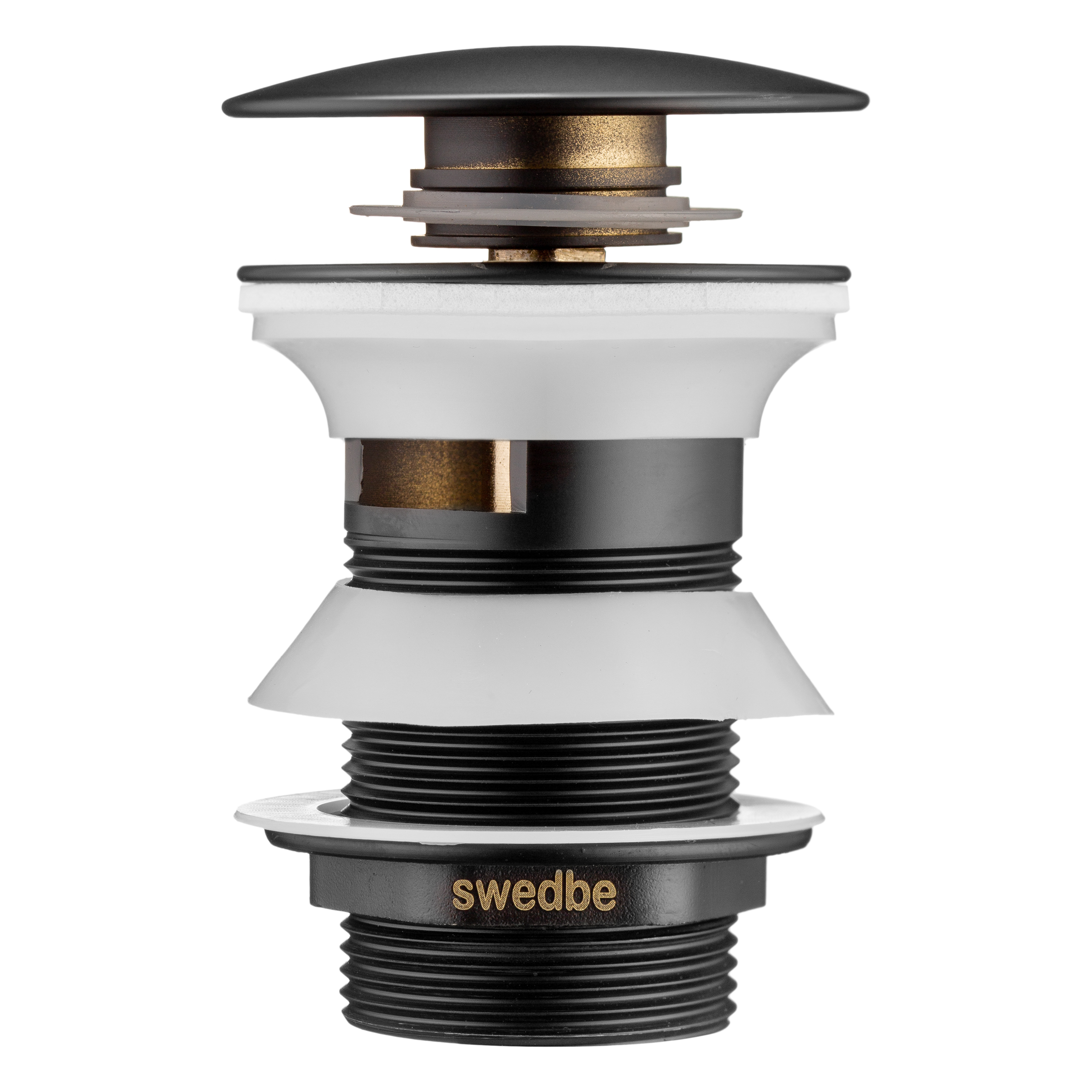 Swedbe Attribut Донный клапан, цвет: черный 0004 - 0