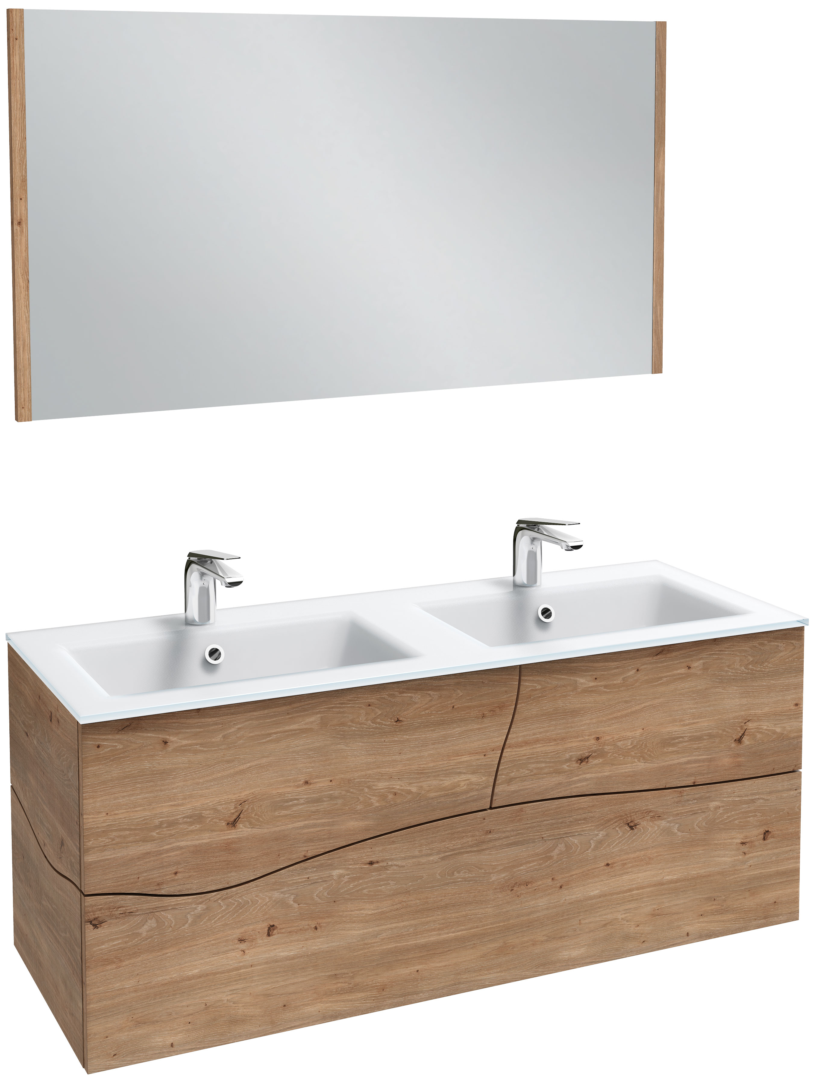 Тумба для комплекта Jacob Delafon Sherwood EB1834RU-P6 120 натуральный дуб - 1