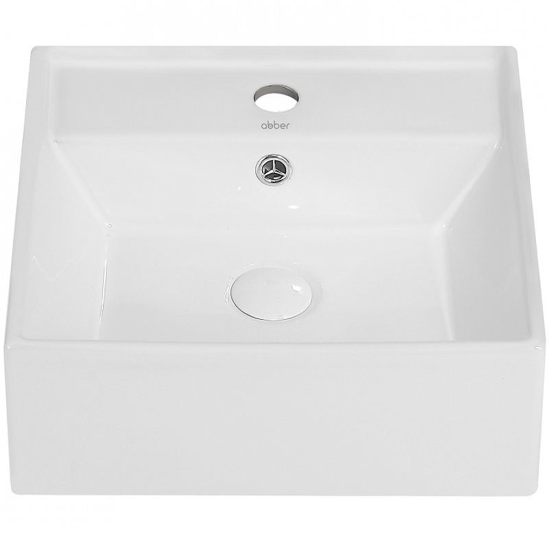 Накладная раковина Abber Rechteck 41 белая AC2208 - 1
