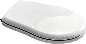 Крышка-сиденье Kerasan Retro белый/бронза, с микролифтом  109301 - 0