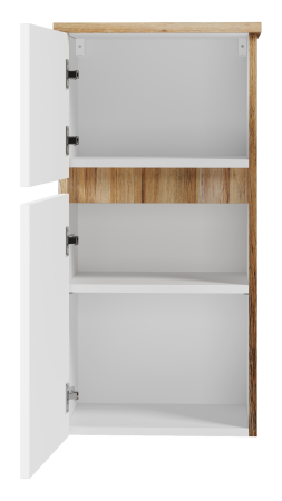 Шкаф-пенал Misty Ива 40 белый - светлое дерево П-Ива05040-01 - 1