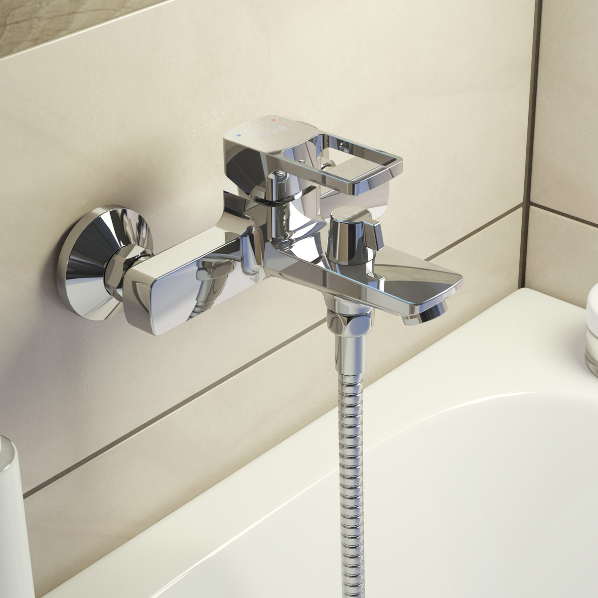 Смеситель IDDIS Bild для ванны с душем BILSB00i02WA - 1