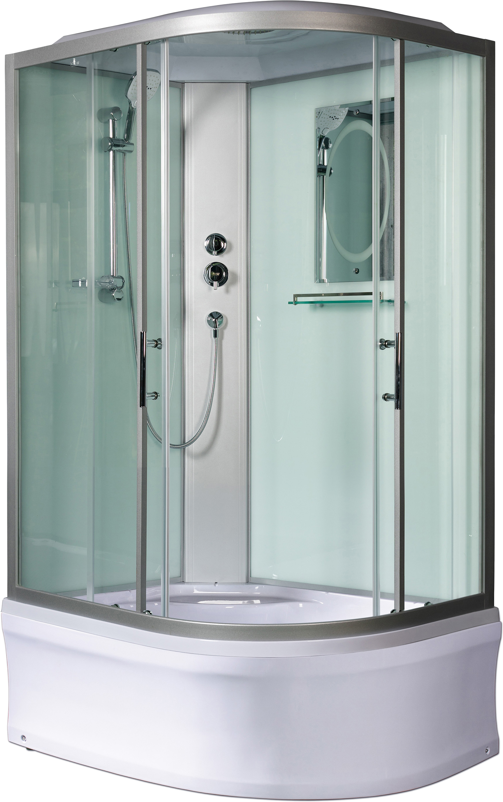 Душевая кабина Weltwasser WW500 Halle 1202 L 120х90 хром  10000003251 - 0