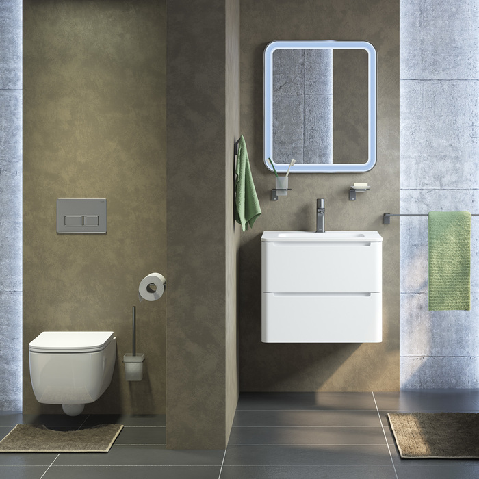 Смеситель Iddis Slide для раковины, графитовый SLIGMBTi01 - 2