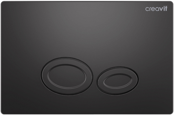 Кнопка смыва Creavit Drop, антрацит GP2002.04 - 0