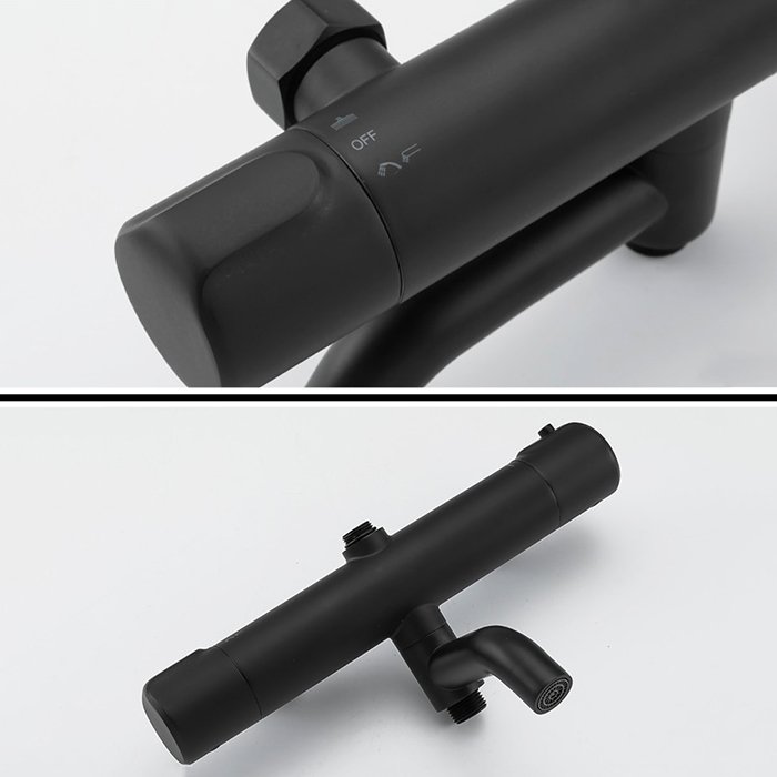 Душевая стойка с термостатом Gappo G2490-6 - 4