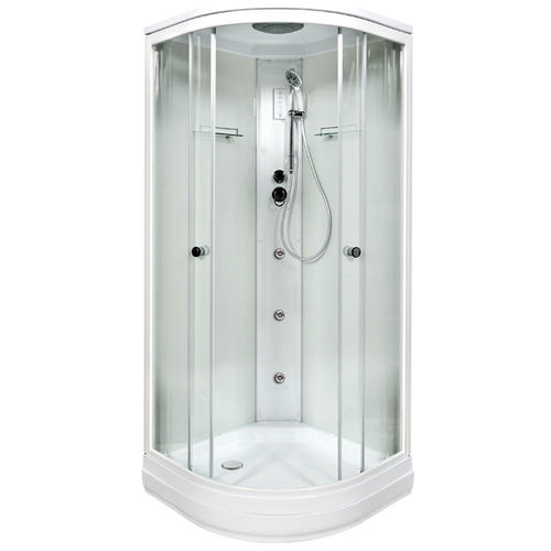 Душевая кабина Deto DM 90х90 белый  DM2090GM+EL - 0