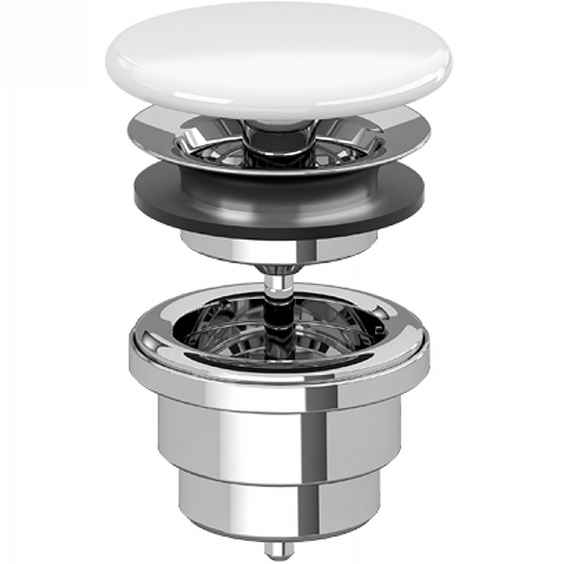 Донный клапан Villeroy&Boch белый 680800RW - 0