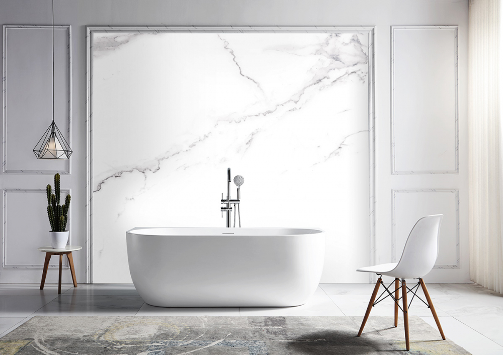 Акриловая ванна Abber 170x75, универсальная  AB9316 - 2