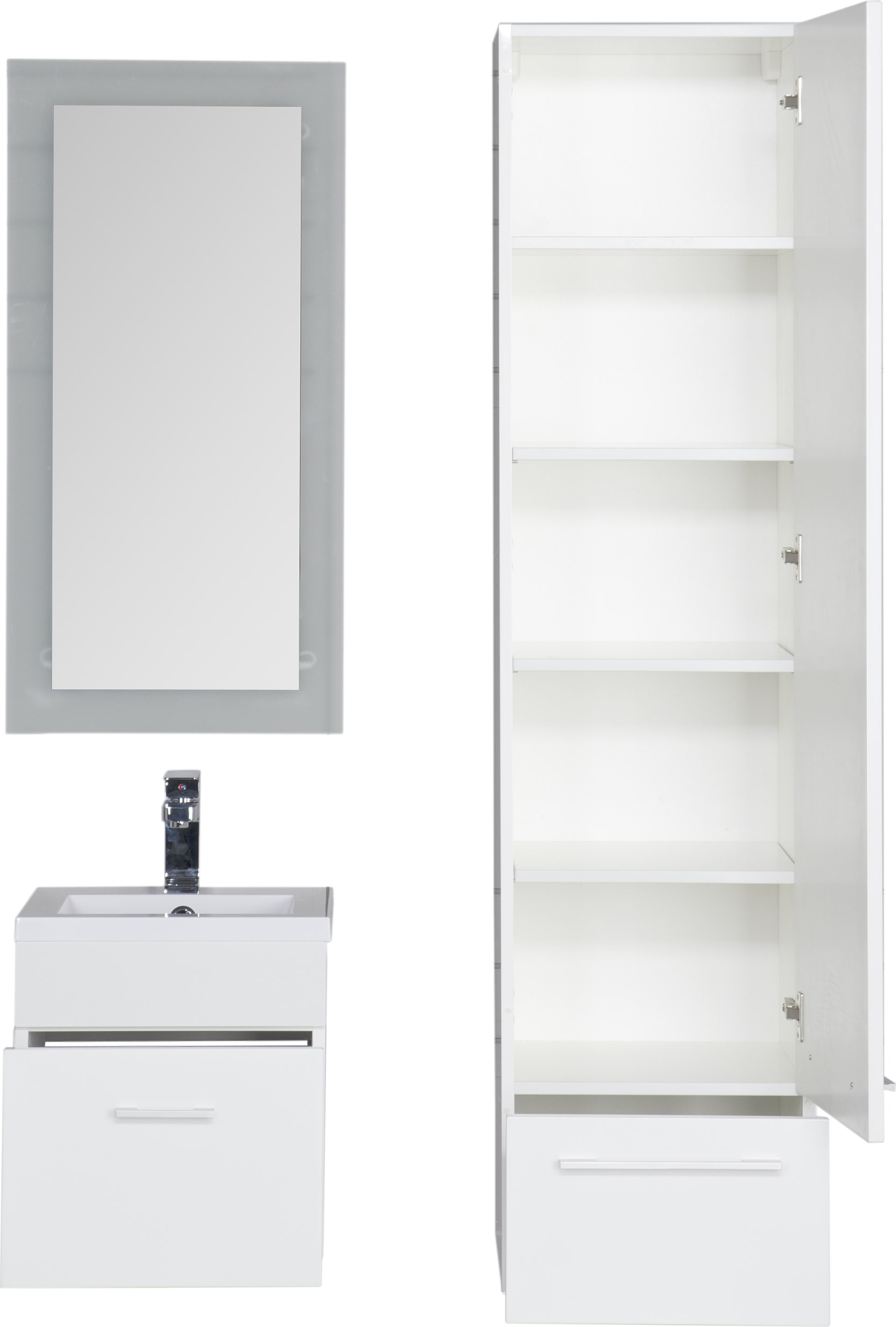 Тумба с раковиной Aquanet Нота 40 белая 159137 - 17