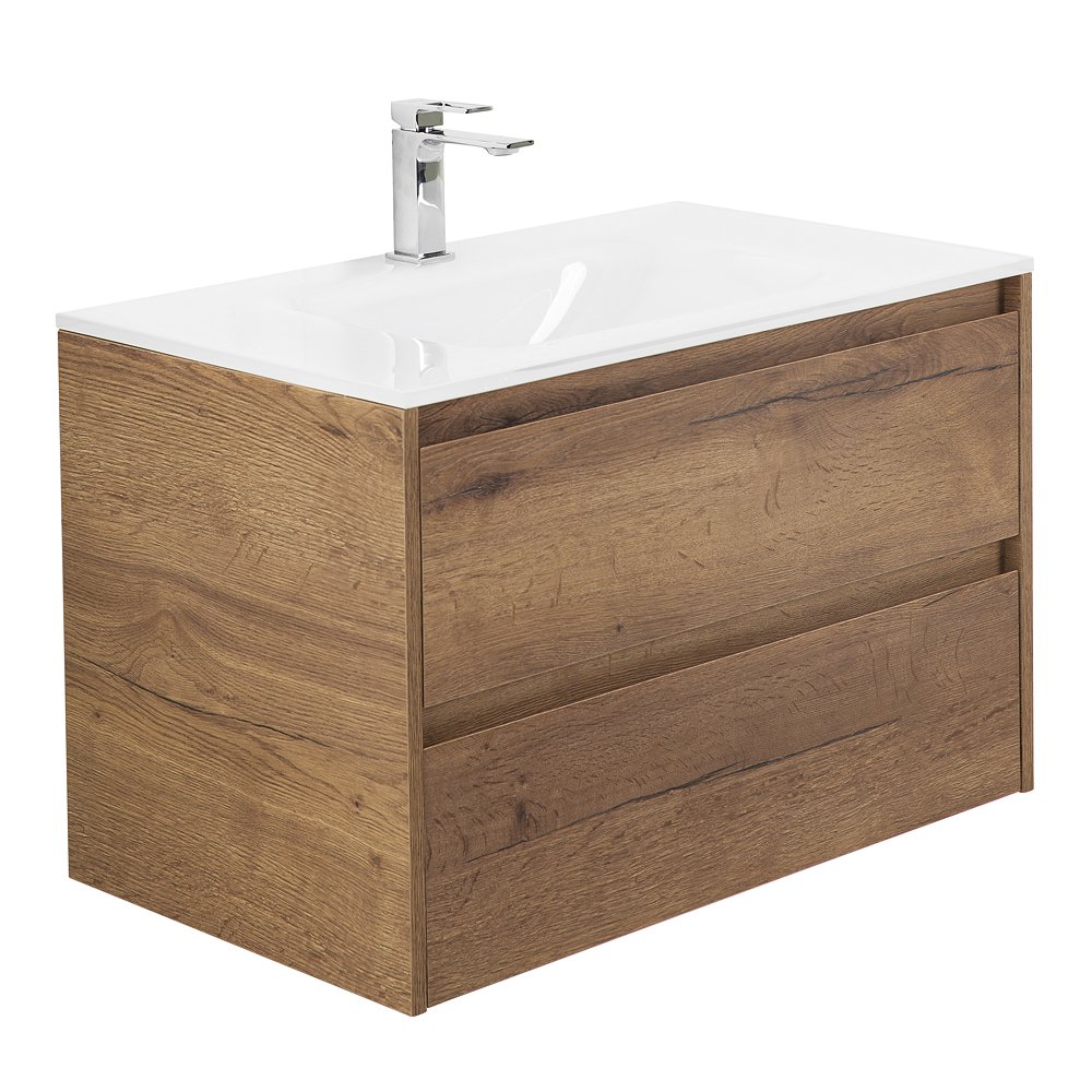 Комплект мебели BelBagno Kraft 100 темное дерево - 5