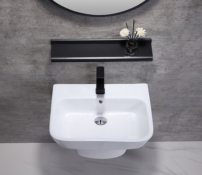 Раковина подвесная CeramaLux NB 50.5 см белый  NB164 - 0