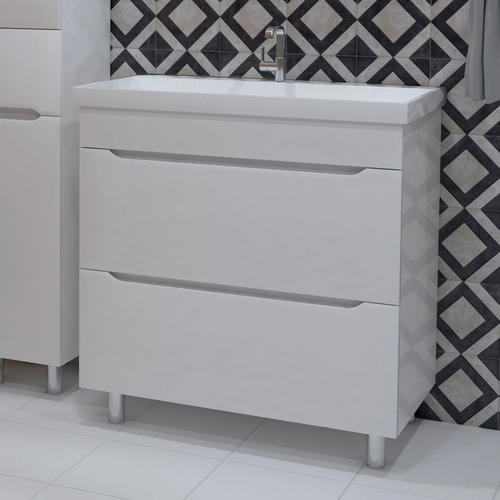 Тумба под раковину напольная Stella Polar Ринна 100 белая SP-00000576 - 0