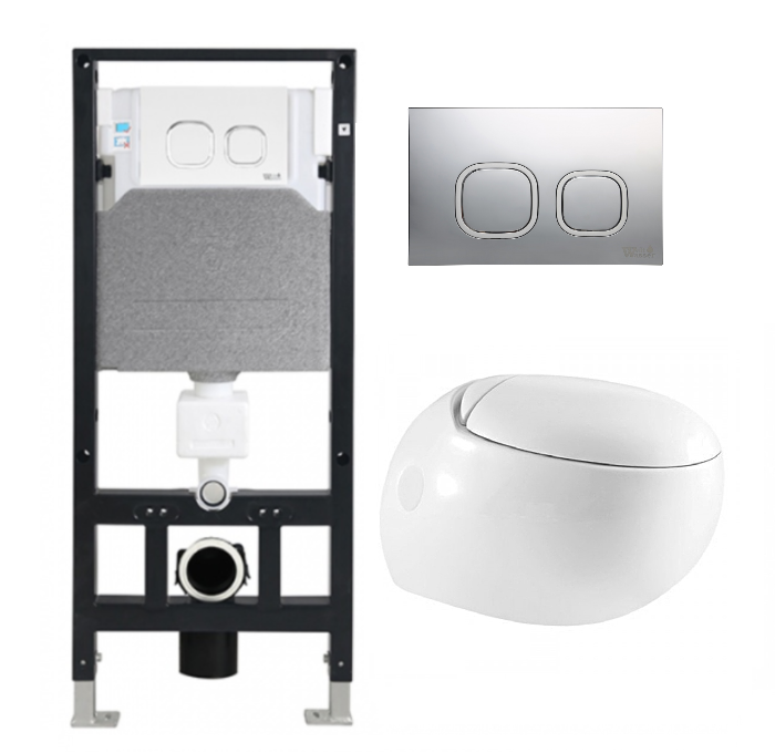 Комплект Weltwasser AMBERG 506 + JECKENBACH 004 GL-WT + AMBERG RD-MT CR  10000006801 - 0