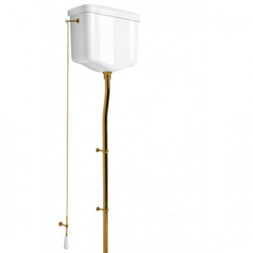 Механизм слива для высокого бачка без трубы Kerasan бронза  754593 - 1