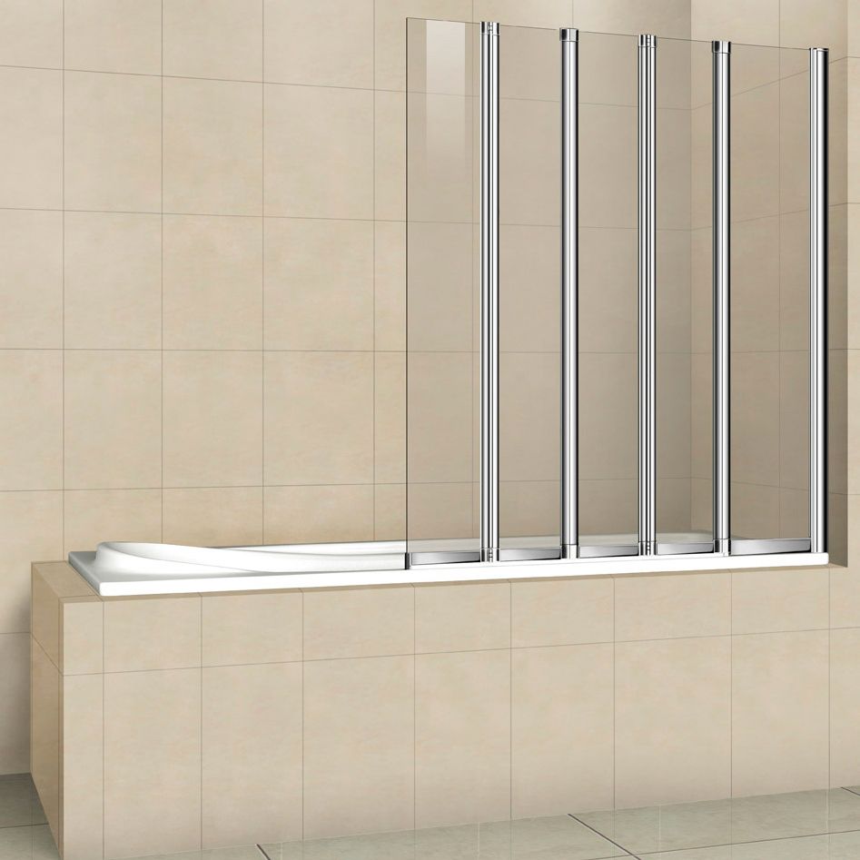 Шторка на ванну Cezares Pratico V5 120/140 C Cr PRATICO-V-5-120/140-C-Cr - 0