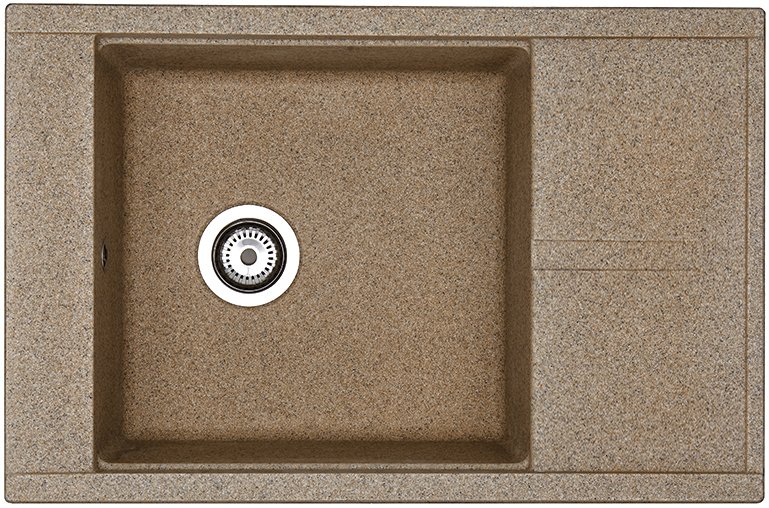 Мойка кухонная AQUATON Делия 78 терракотовая 1A715132DE270 - 0