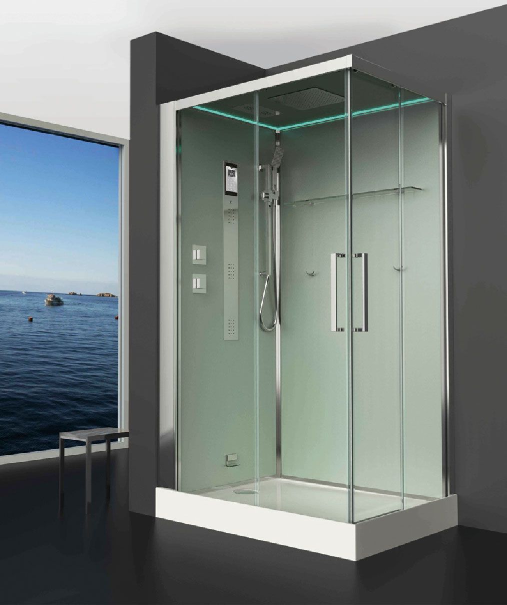 Душевая кабина Timo Helka 120x90 см  HELKA Н-515 R - 2