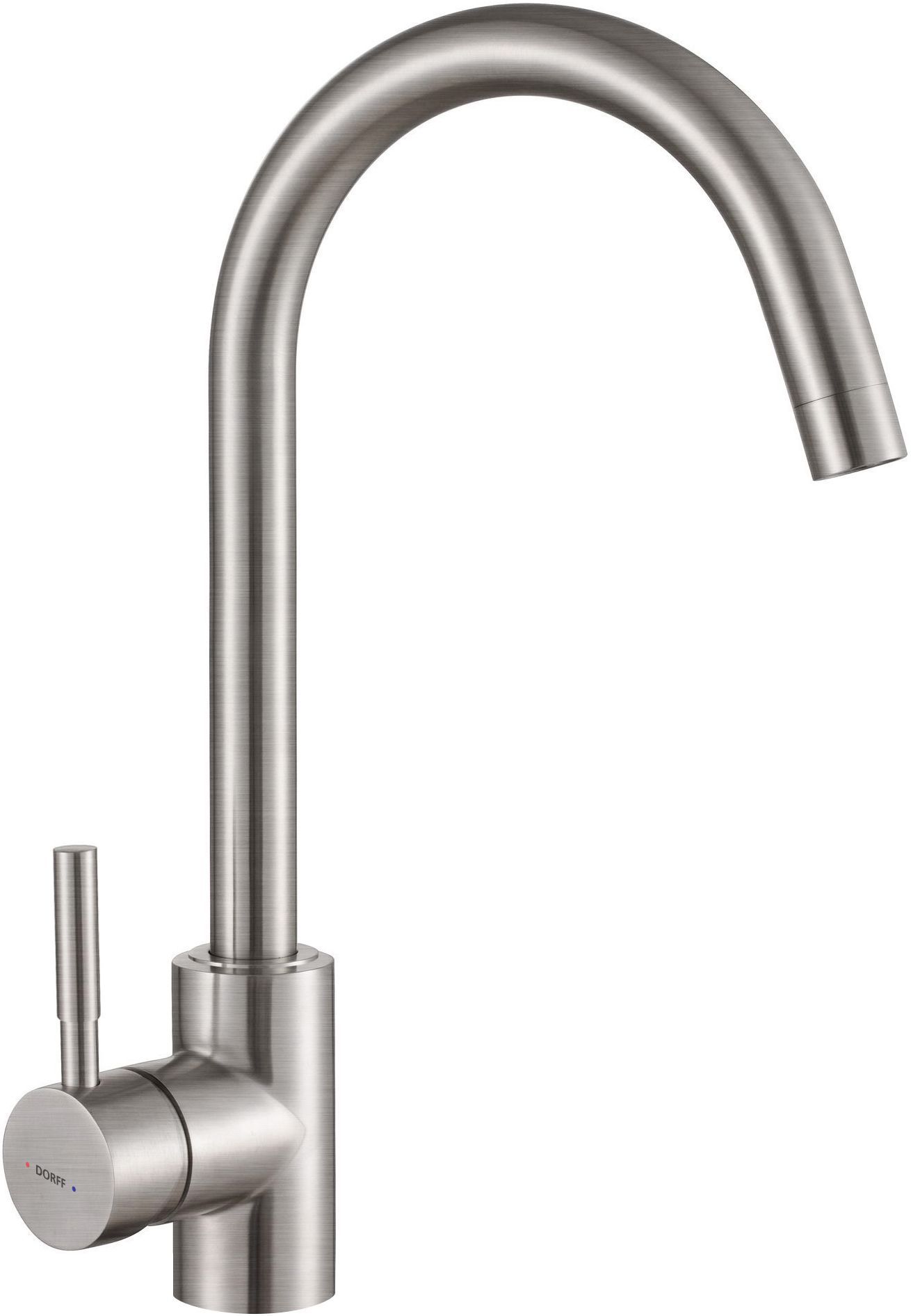 Смеситель Dorff Logic для кухонной мойки, нержавеющая сталь D3000000 - 0