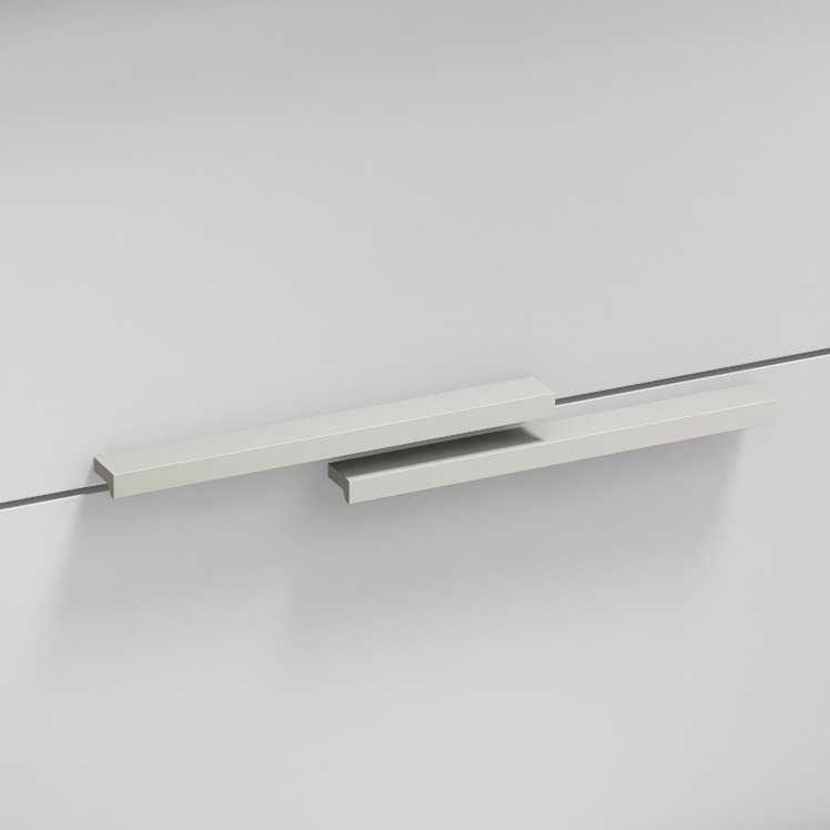 EB1579-F30 ручки для пенала VIVIENNE 2 штуки /10/ (сатиновый лак, белый) - 0