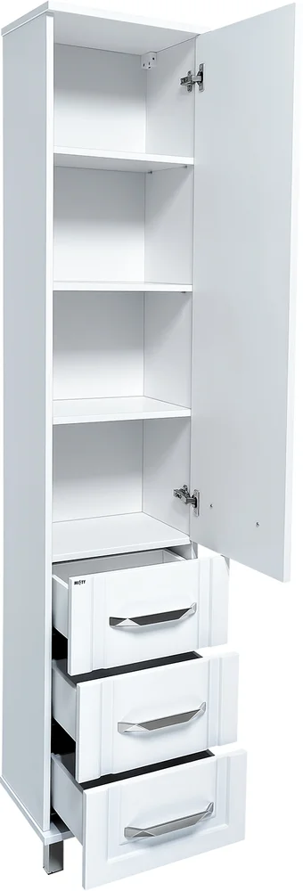 Шкаф-пенал Misty Терра 40 R белый матовый П-Тер0504001-3ЯП - 1