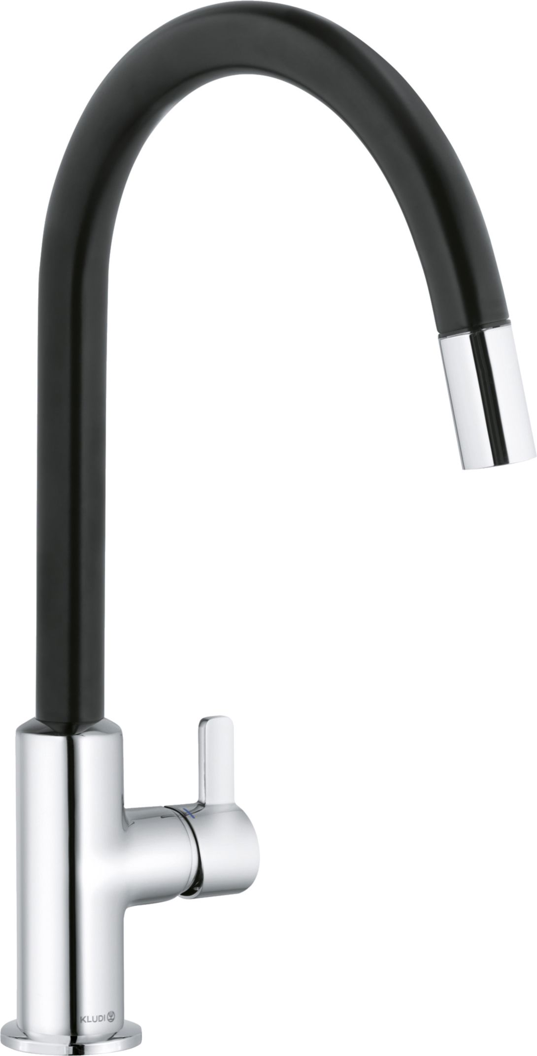Смеситель для кухонной мойки Kludi Bingo star хром, черный  468518778 - 0