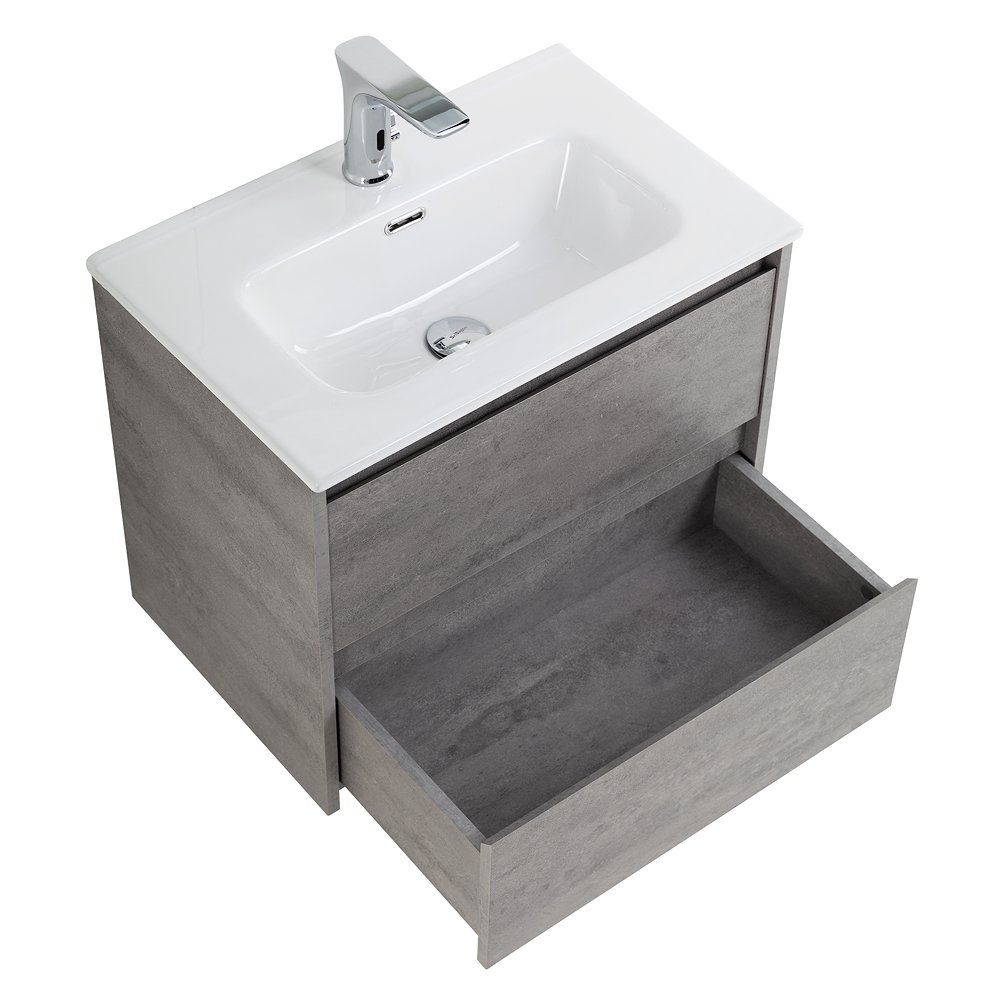 Тумба с раковиной BelBagno Kraft 39 50 серый - 6