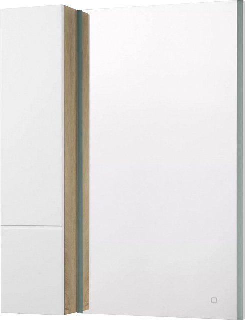Шкаф подвесной Aquaton Мишель 23 светлое дерево-белый 1A244303MIX40 - 2
