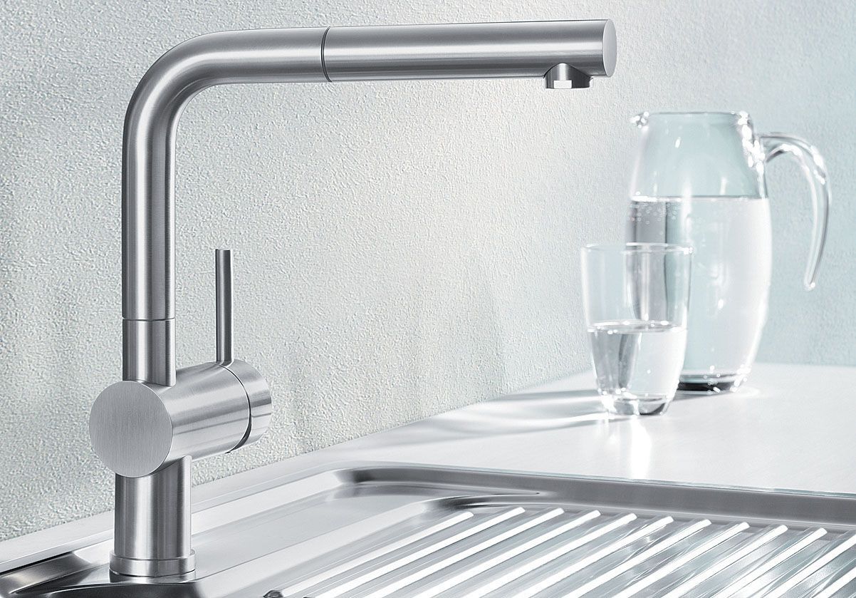 Смеситель для кухонной мойки Blanco Linus хром  517184 - 3