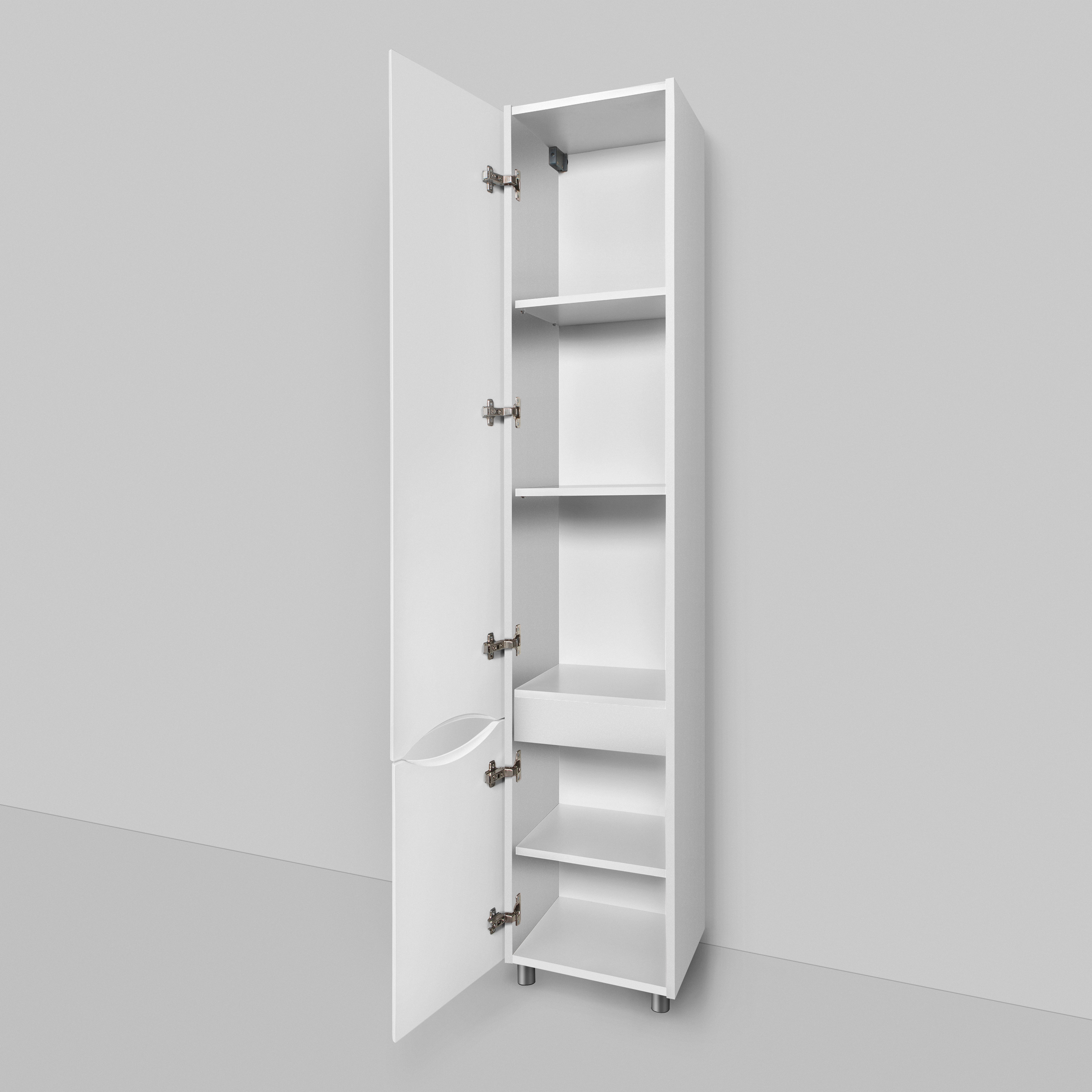 Шкаф-пенал AM.PM Like 35 L напольный, белый глянец M80CSL0356WG - 1