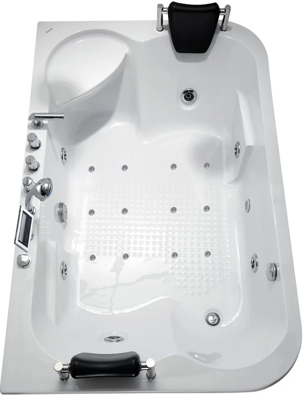 Акриловая ванна Gemy 180х116 с гидромассажем  G9085 K R - 1