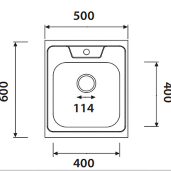 Мойка кухонная Kaiser KSS-6050 - 1