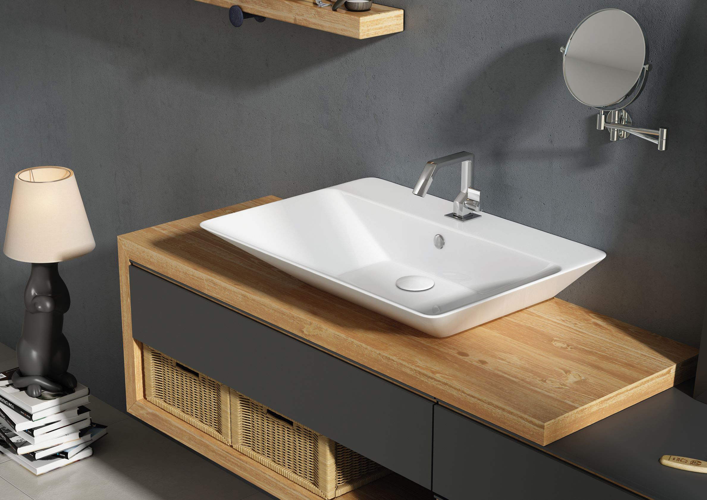 Раковина STWORKI накладная 65 3066-KL - 7