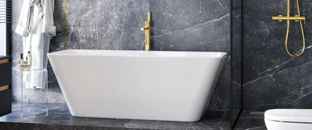 Смеситель напольный для ванны с душем Excellent Pi золото AREX.1255GL - 2