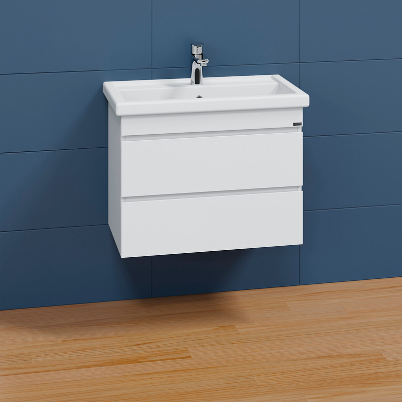 Тумба под раковину подвесная Санта Марс 70 белый 700294 - 1