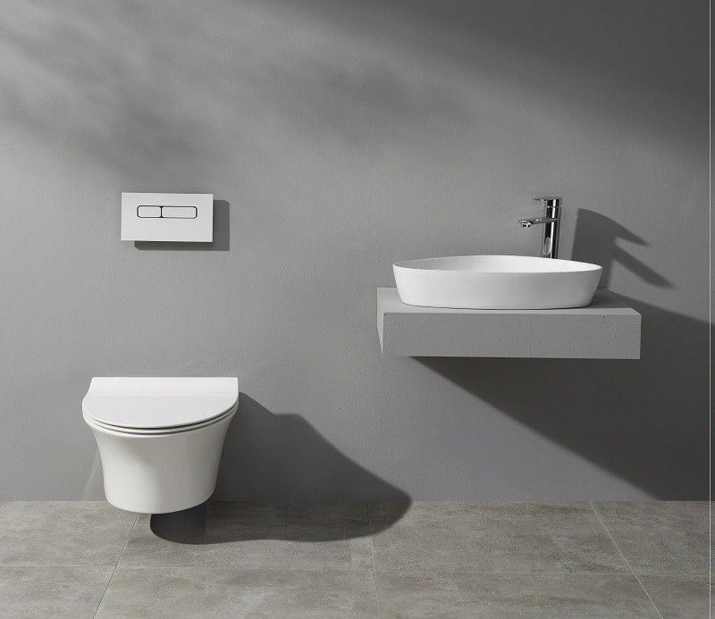 Раковина накладная Ceramalux N 50 белый  9386 - 2