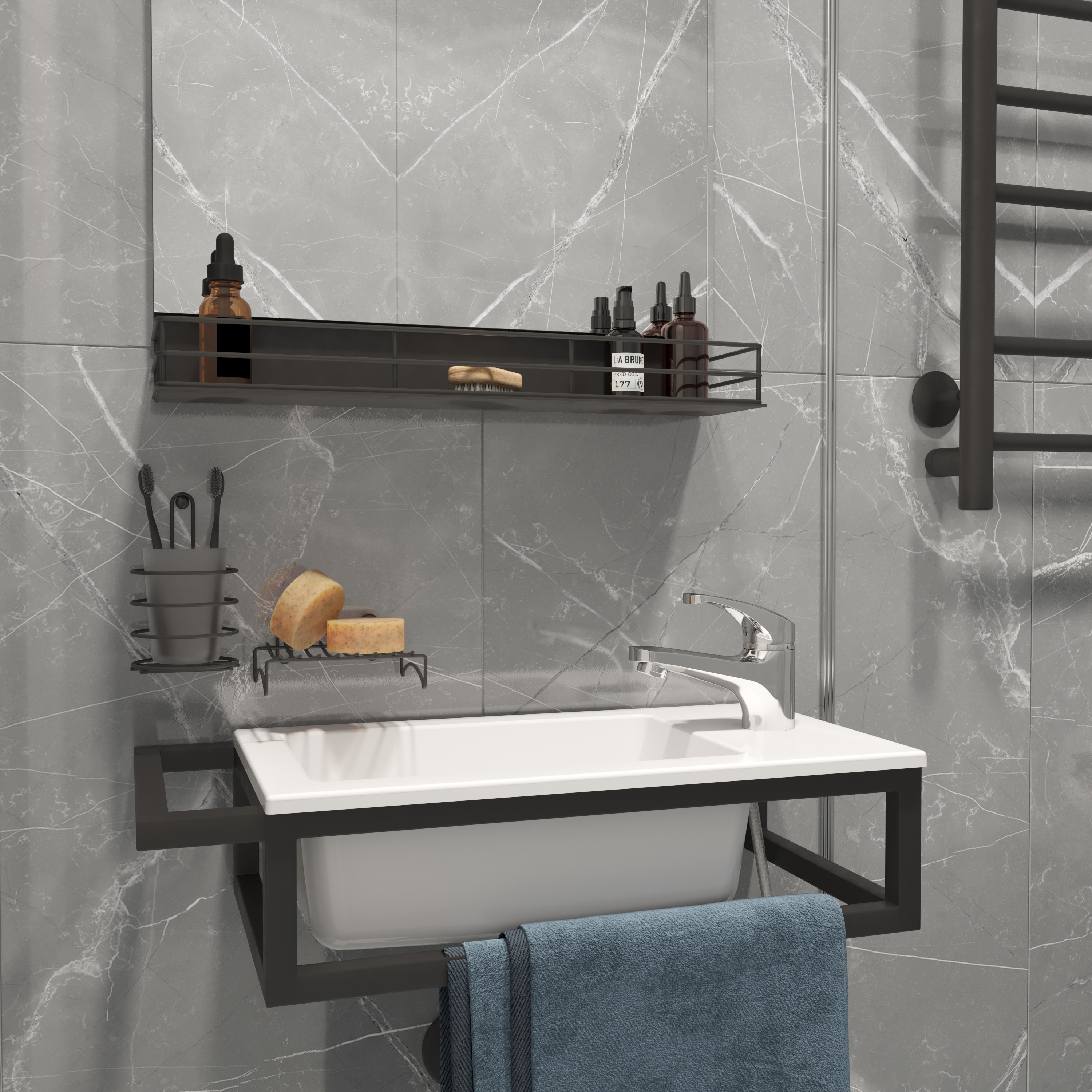 Смеситель для раковины DIWO Коломна KL-04cr - 1