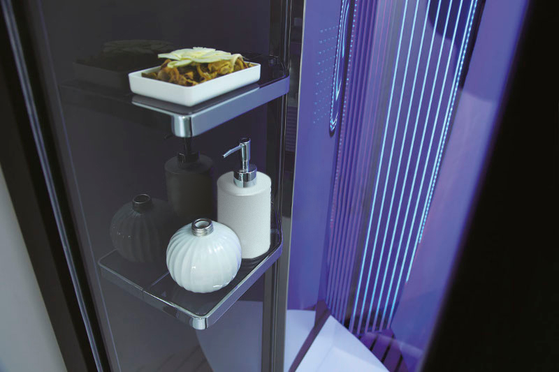 Душевая кабина Orans SR-89106S черная, с баней 89106B0 - 3