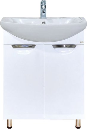 Тумба с раковиной Misty Лаванда 60 прямая - 0