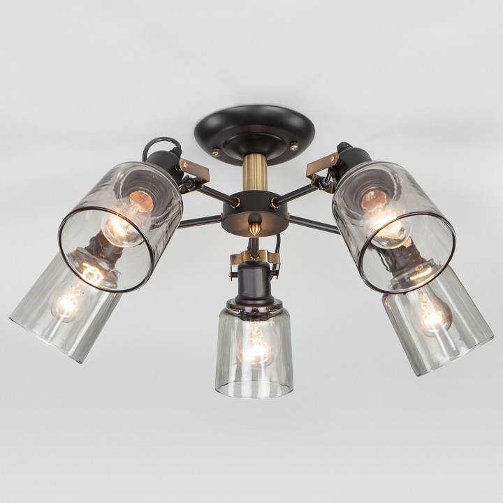 Потолочная люстра Eurosvet Astor 70111/5 черный - 0