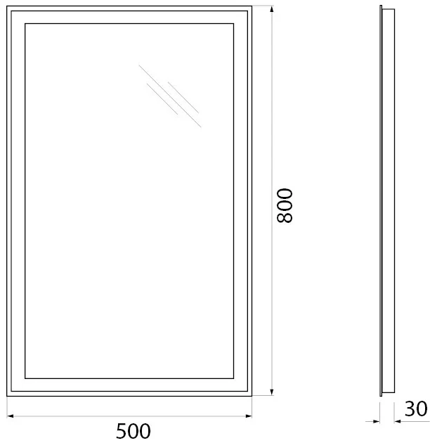 Комплект мебели BelBagno Etna 80 светлое дерево - 14