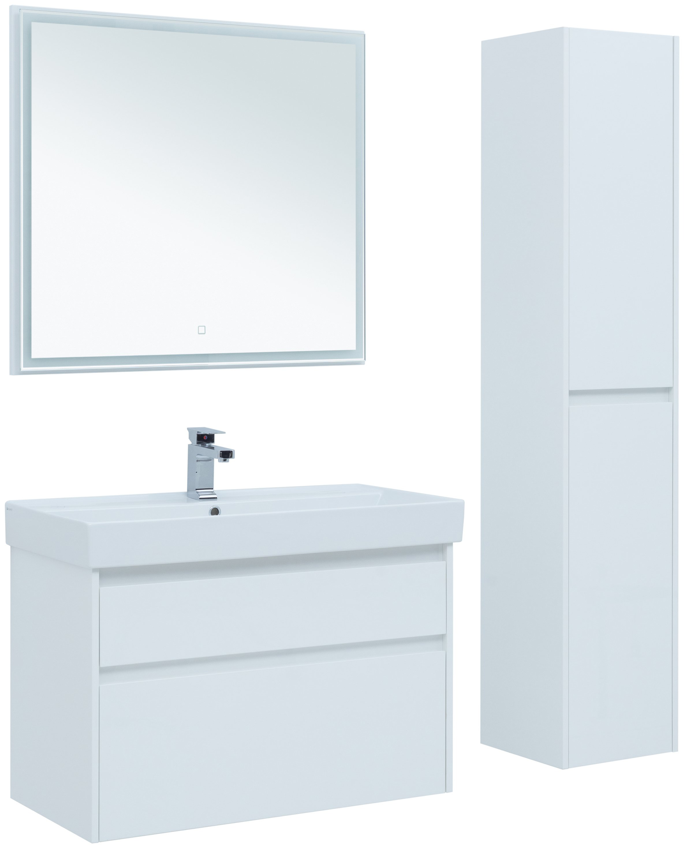 Шкаф-пенал Aquanet Nova Lite 35 белый 242266 - 1